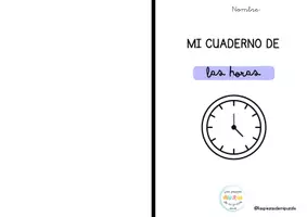 Vista previa - Unidades / Secuencias / Situaciones de Aprendizaje - LAS HORAS - Cuaderno de repaso multinivel - Portada