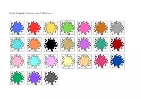 Vorschau - Spiele - Klettmappe: Farbkleckse zuordnen / visuelle Wahrnehmung - Seite 3