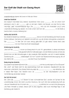Vorschau - Arbeitsblätter - Der Gott der Stadt - Georg Heym (Übung + Material) - Seite 1