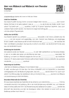 Vorschau - Arbeitsblätter - Herr von Ribbeck auf Ribbeck - Theodor Fontane (Übung + Material) - Seite 1