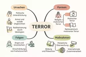 Vorschau - Arbeitsblätter - Lernposter + Arbeitsblätter zum Thema "Terror" + Lösung & MP3 + Mindmap + Infografik - Seite 3