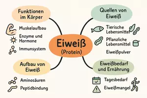 Vorschau - Arbeitsblätter - Lernposter + Arbeitsblätter zum Thema "Eiweiß" + Lösung & MP3 + Mindmap + Infografik - Seite 3