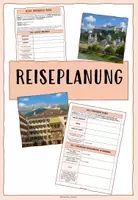 Vorschau - Arbeitsblätter - REISEPLANUNG– (Prag, Salzburg, Innsbruck + freie Wahl) - Deckblatt