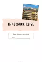 Vorschau - Arbeitsblätter - REISEPLANUNG– (Prag, Salzburg, Innsbruck + freie Wahl) - Seite 1