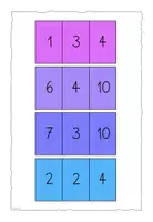 Vorschau - Spiele - Gleichungen umformen - 3 Zahlen 4 Rechnungen - Addition - 1. Klasse - Seite 3