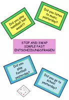 Vorschau - Merkblätter - Stop and Swap Simple Past Entscheidungsfragen - Deckblatt