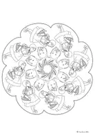 Vorschau - Mal- und Bastelvorlagen - Märchen-Mandalas - Ausmalbilder - Seite 2