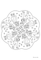 Vorschau - Mal- und Bastelvorlagen - Märchen-Mandalas - Ausmalbilder - Seite 3