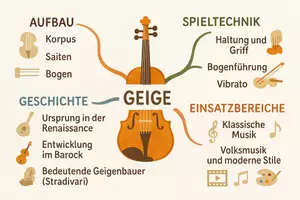 Vorschau - Arbeitsblätter - Lernposter + Arbeitsblätter zum Thema "Geige" + Lösung & Fragen & MP3 + Mindmap + Infografik - Seite 3