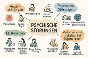 Vorschau - Arbeitsblätter - Lernposter + Arbeitsblätter zum Thema "psychischen Störungen" + Lösung & MP3 + Mindmap + Infografik - Seite 3