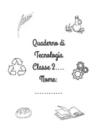 anteprima - Esercizi - Quaderno di Tecnologia Classe 2 - Pagina di copertina