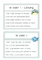 Vorschau - Arbeitsblätter - ie oder i - Wanderdiktat - Seite 3