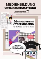 Vorschau - Spiele - Medienkompetenz: 56 Gesprächskarten Cybermobbing - Deckblatt
