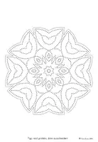 Vorschau - Mal- und Bastelvorlagen - Mandalas zum Prickeln - Seite 1
