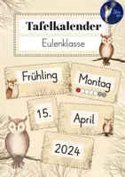 Vorschau - Mal- und Bastelvorlagen - Eulenklasse - Gesamtpaket XXL - Seite 1