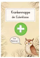 Vorschau - Mal- und Bastelvorlagen - Eulenklasse - Postmappe und Krankenmappe - Seite 2