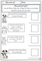 Vorschau - Arbeitsblätter - Was suche ich? Wörter mit Dehnungs-h stummes h Deutsch 3. Klasse - Seite 2
