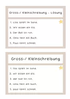 Vorschau - Arbeitsblätter - Gross- / Kleinschreibung Wanderdiktat - Seite 3