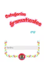 Vista previa - Unidades / Secuencias / Situaciones de Aprendizaje - Cuaderno categorías gramaticales - 4º EP (2) - Portada