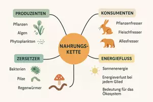 Vorschau - Arbeitsblätter - Lernposter + Arbeitsblatt "Nahrungskette" + Onlineübung & MP3 + Mindmap + Infografik - Seite 3