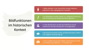 Vorschau - Präsentationen/Tafelbilder - Präsentation: Grundlagen der Bildproduktion und -rezeption für den Kunstunterricht - Seite 3