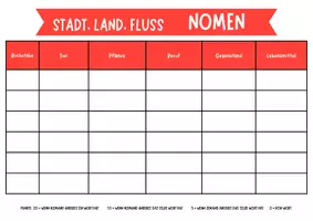 Vorschau - Spiele - Stadt Land Fluss Nomen differenziert - Deckblatt