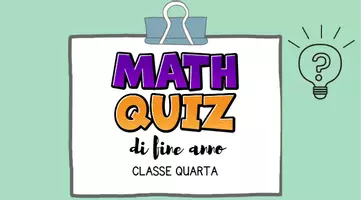 anteprima - Quiz - Gioco-Quiz Matematico di fine anno/ Cl.4 - Pagina di copertina