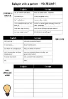 Vorschau - Arbeitsblätter - Dialogue Vocabulary / Oral Exam - Seite 2