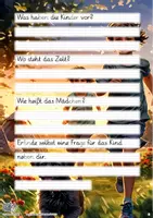 Vorschau - Unterrichtsreihen - Sommer Abschreibübung "Zelten im Garten" in Grundschrift - Seite 3