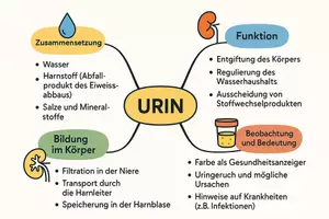 Vorschau - Arbeitsblätter - Lernposter + Arbeitsblätter zum Thema "Urin" + Lösung & MP3 + Mindmap + Infografik - Seite 3