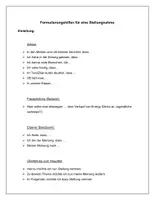 Vorschau - Arbeitsblätter - Formulierungshilfen für eine Stellungnahme + Word-Datei - Deckblatt