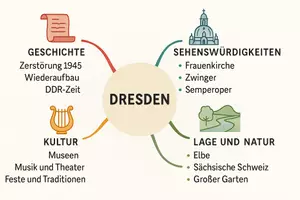 Vorschau - Arbeitsblätter - Lernposter + Arbeitsblatt zum Thema "Dresden" + Onlineübung & MP3 + Mindmap + Infografik - Seite 3