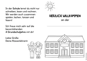 Vorschau - Arbeitsblätter - Einschulung/Schnuppertag: Broschüre zum Gestalten - Seite 3