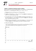 Vorschau - Stundenentwürfe - Funktionsbegriff - Unterrichtsreihe Analysis Klasse 10 - Einheit 1 - Deckblatt