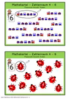 Vorschau - Fördermaterial/Inklusion - Mathe-Kartei Zahlenraum 4 bis 6 (Inklusion, Sonderpädagogik) - Seite 3
