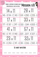 Aperçu - Apprentissages en autonomie - Jeu pour multiplier par 11 - Page de couverture