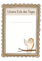 Vorschau - Poster - Classroom-Management: Kind bzw. Eule des Tages (Klasse 1-4) - Seite 3