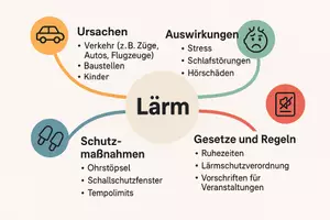 Vorschau - Arbeitsblätter - Lernposter + Arbeitsblätter zum Thema "Lärm" + Lösung & MP3 + Mindmap + Infografik - Seite 3