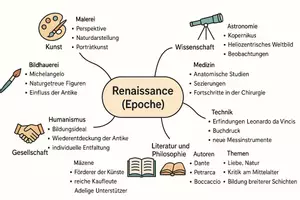 Vorschau - Arbeitsblätter - Lernposter + AB mit Fragen zum Thema "Renaissance" + Lösungsblatt + Mindmap + Infografik - Seite 3