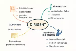 Vorschau - Arbeitsblätter - Lernposter + Arbeitsblätter zum Thema "Dirigent" + Lösung & Fragen & MP3 + Mindmap + Infografik - Seite 3