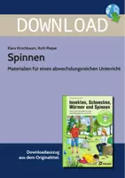 Vorschau - Arbeitsblätter - Spinnen - Deckblatt