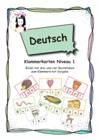 Vorschau - Bildkarten - Klammerkarten - Niveau 1 - Deckblatt
