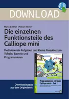 Vorschau - Aufgabenkarten - Die einzelnen Funktionsteile des Calliope mini - Deckblatt