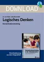 Vorschau - Arbeitsblätter - Logisches Denken - Deckblatt
