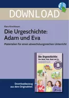Vorschau - Arbeitsblätter - Die Urgeschichte: Adam und Eva - Deckblatt