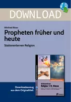 Vorschau - Arbeitsblätter - Propheten früher und heute - Deckblatt