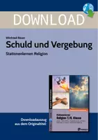 Vorschau - Arbeitsblätter - Schuld und Vergebung - Deckblatt