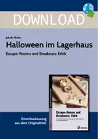 Vorschau - Arbeitsblätter - Halloween im Lagerhaus - Deckblatt