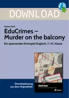 Vorschau - Arbeitsblätter - EduCrimes - Murder on the balcony - Deckblatt