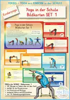 Vorschau - Bildkarten - Yoga in der Schule Bildkarten SET 1 - 20 Übungen Stuhlyoga - Deckblatt